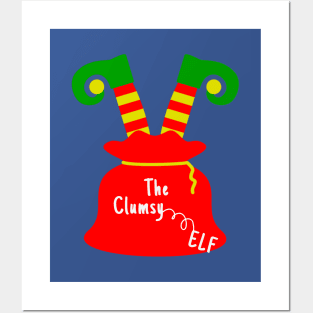 The Clumsy Elf Family Matching Christmas 2020 Gift  Posters and Art